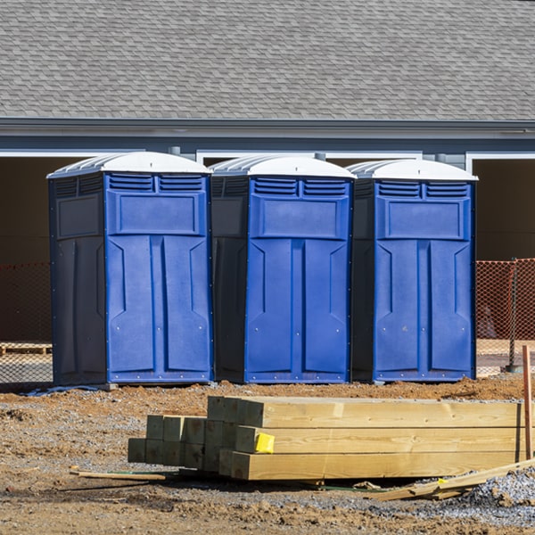 how can i report damages or issues with the portable restrooms during my rental period in Beaver Creek